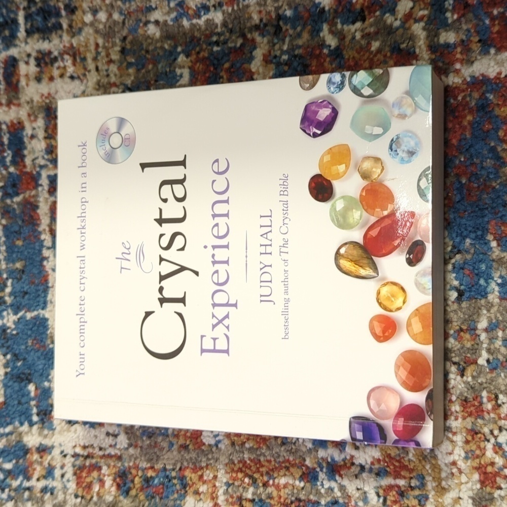 Judy Hall The Crystal Experience Hardback Book w/CD - New